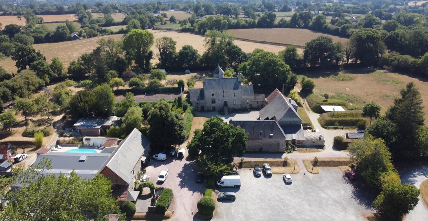 Manoir De La Foulerie Ancteville Exterior foto
